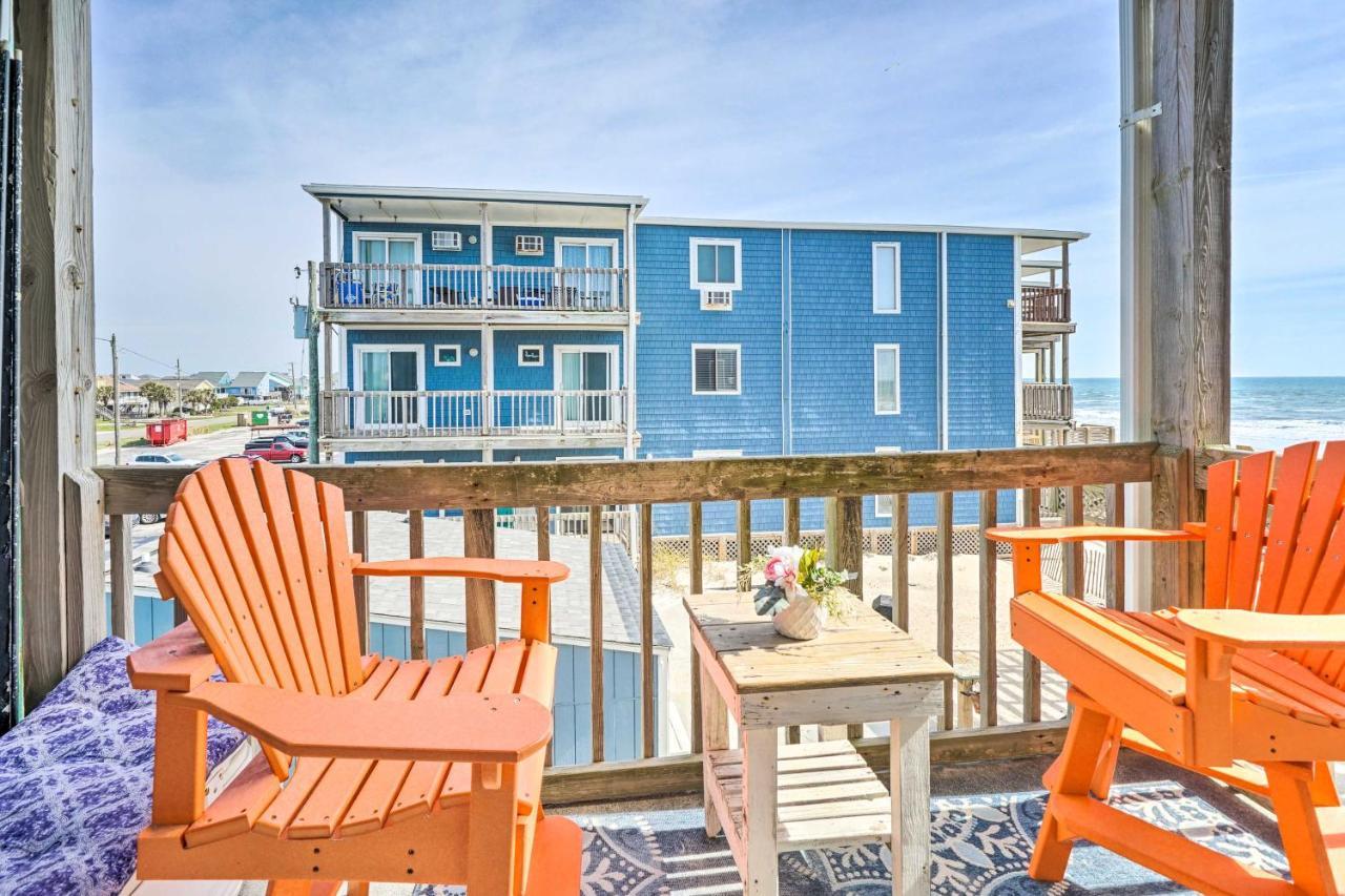 North Topsail Condo - Steps To Beach! North Topsail Beach Kültér fotó