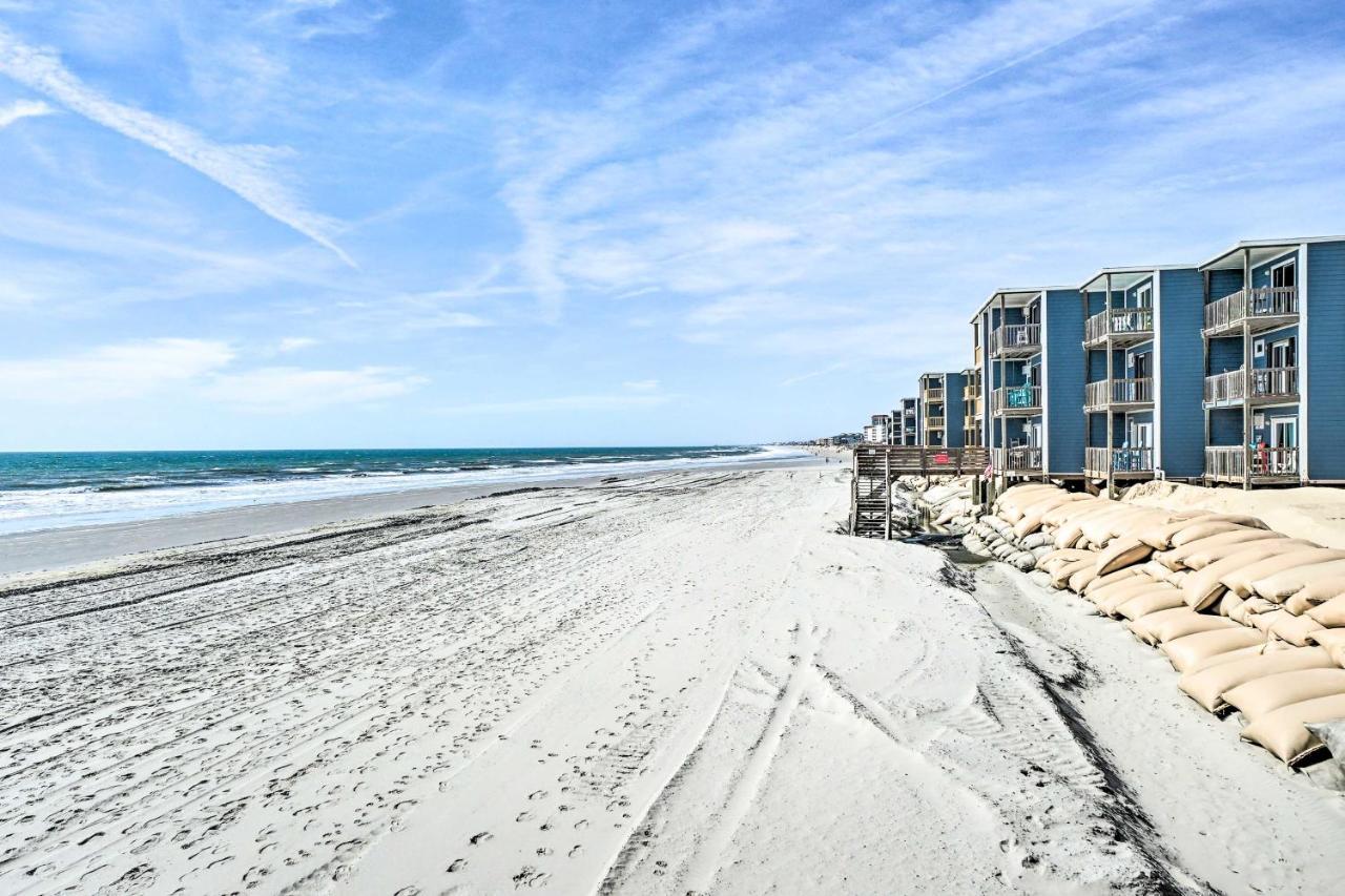 North Topsail Condo - Steps To Beach! North Topsail Beach Kültér fotó