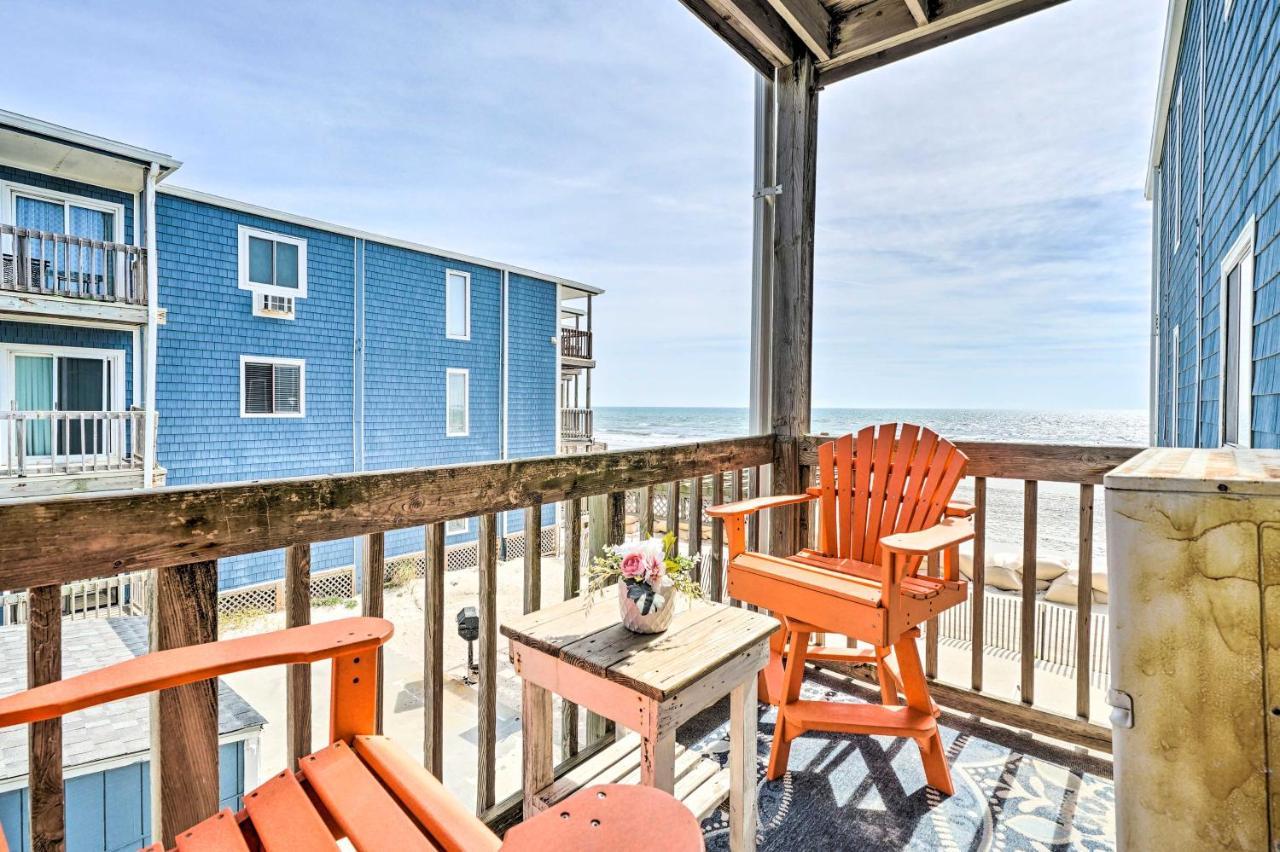 North Topsail Condo - Steps To Beach! North Topsail Beach Kültér fotó